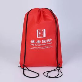 중국 오프셋 인쇄 면 화포 물자를 가진 빨간 스포츠 졸라매는 끈 책가방 협력 업체