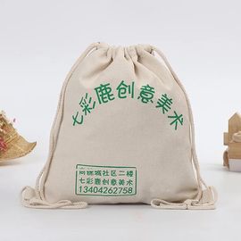 중국 아름다운 졸라매는 끈 화포 더플 가방, 재생된 작은 피복 졸라매는 끈 부대 협력 업체